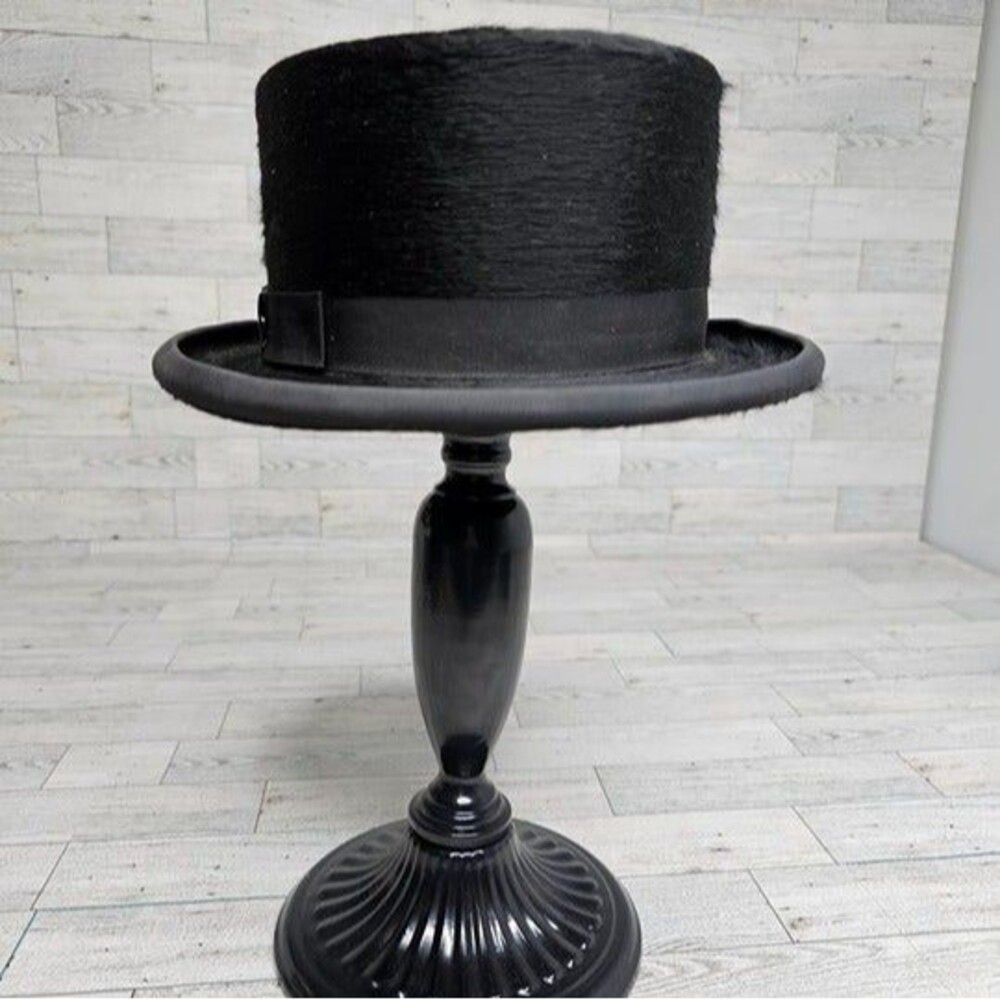 Vintage Biltmore Black Dressage Silk Finish Riding Hat, Size 6 7/8-7 w/ Box